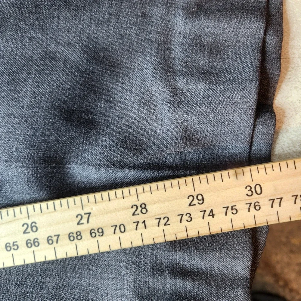 Stafford Pants Mens 40x32 Classic Fit Dress Slacks Gray Wool Polyester‎